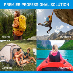 BrightCare Adventure 5.0 blister bandages and moleskin for comfortable hikes.