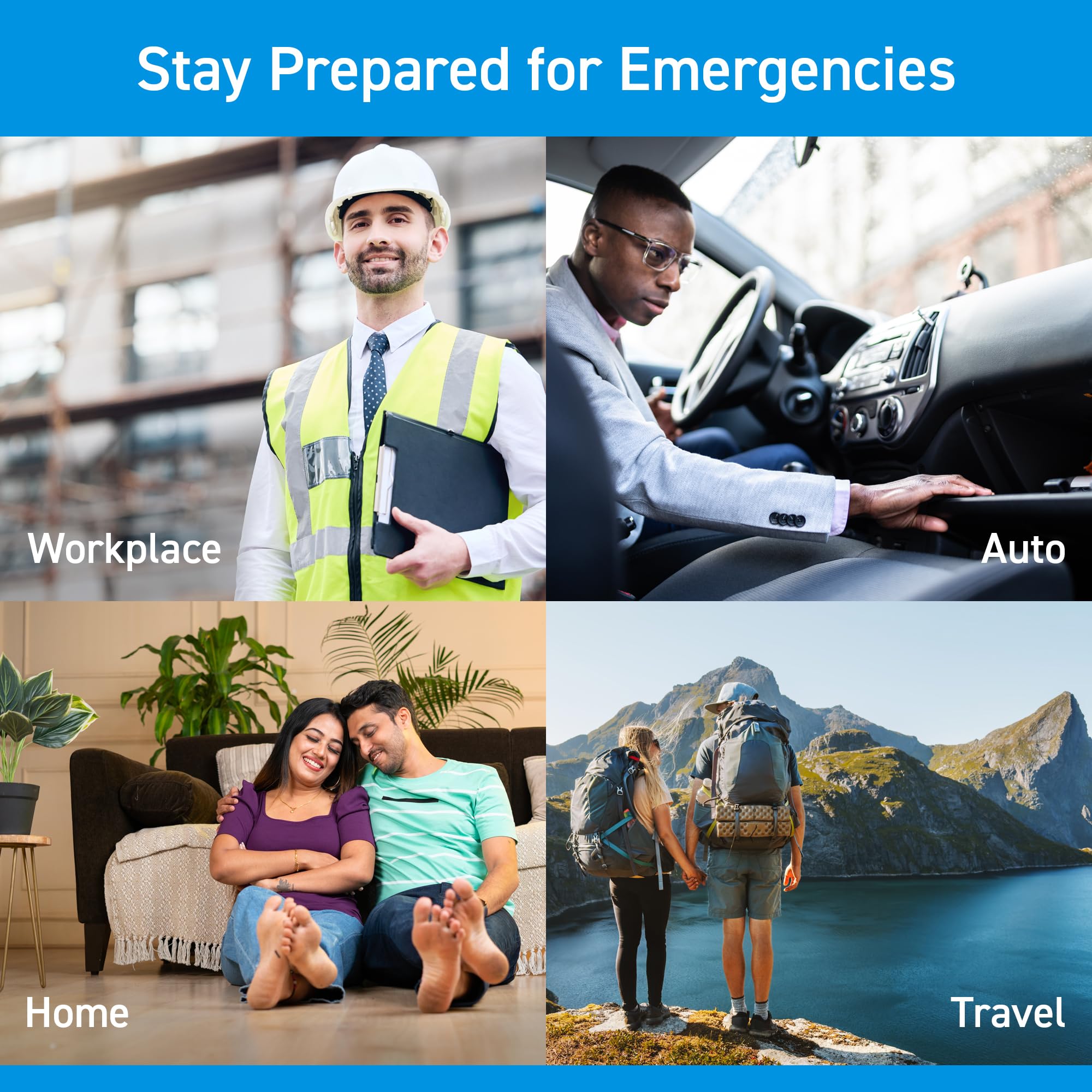 BrightCare First Aid Kit water-resistant case protecting supplies outdoors