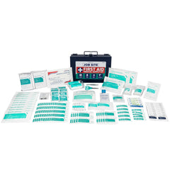 BrightCare portable first aid kit with folding handle for easy mobility