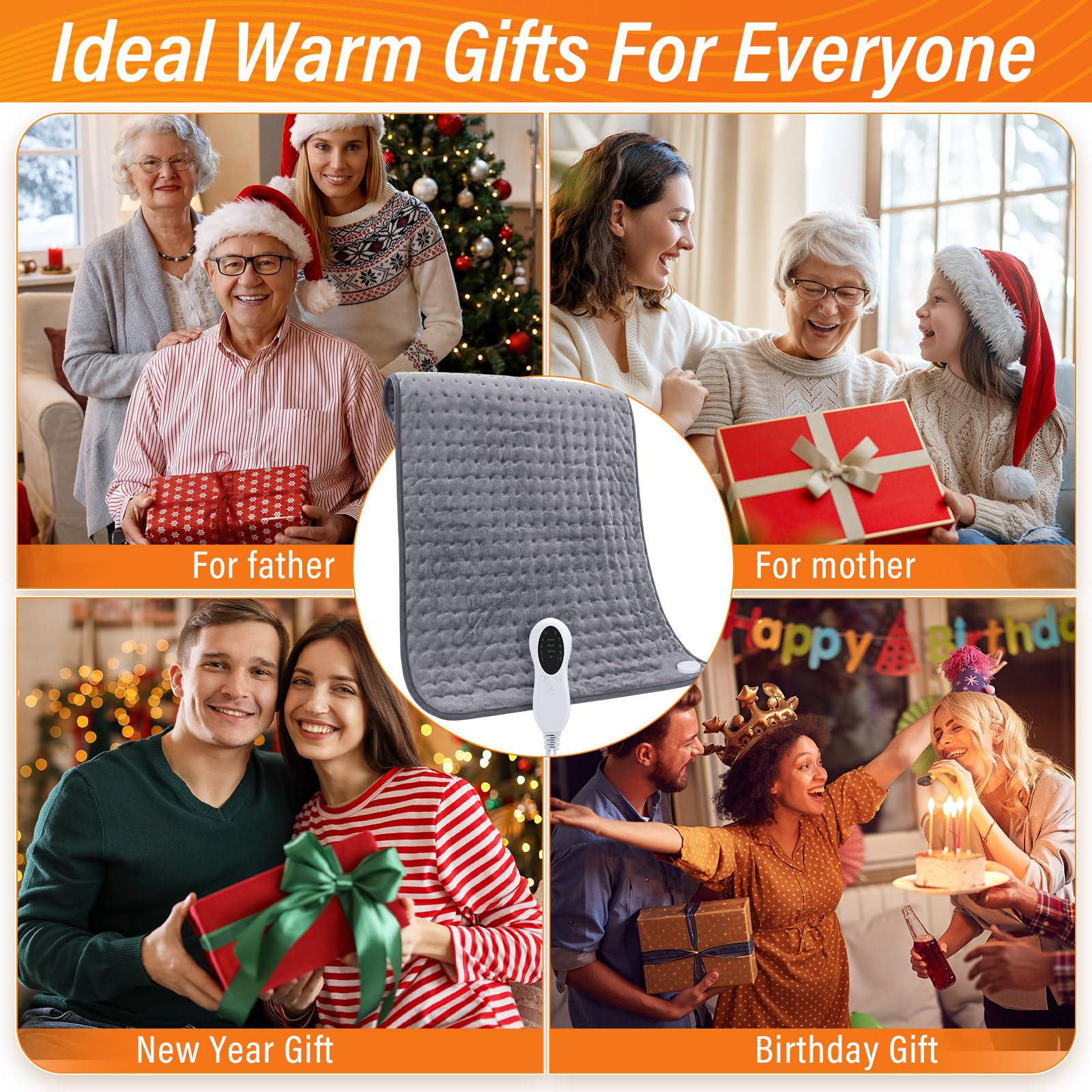 BrightRow gift-ready heating pad delivers winter warmth and comfort for loved ones.