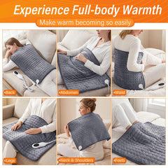 BrightRow heating pad is machine washable for easy cleaning and reuse.