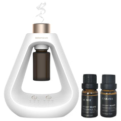 Brightscape waterless diffuser front triangle design enhances modern decor and aroma