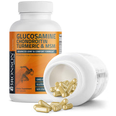Bronson back-label close-up illustrating cGMP manufacturing quality