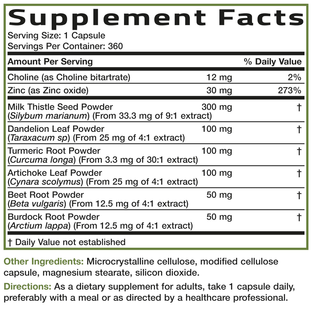 Bronson Liver Detox manufactured in New York cGMP facility for purity.