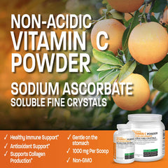 Bronson non GMO vitamin C crystals suitable for dissolving