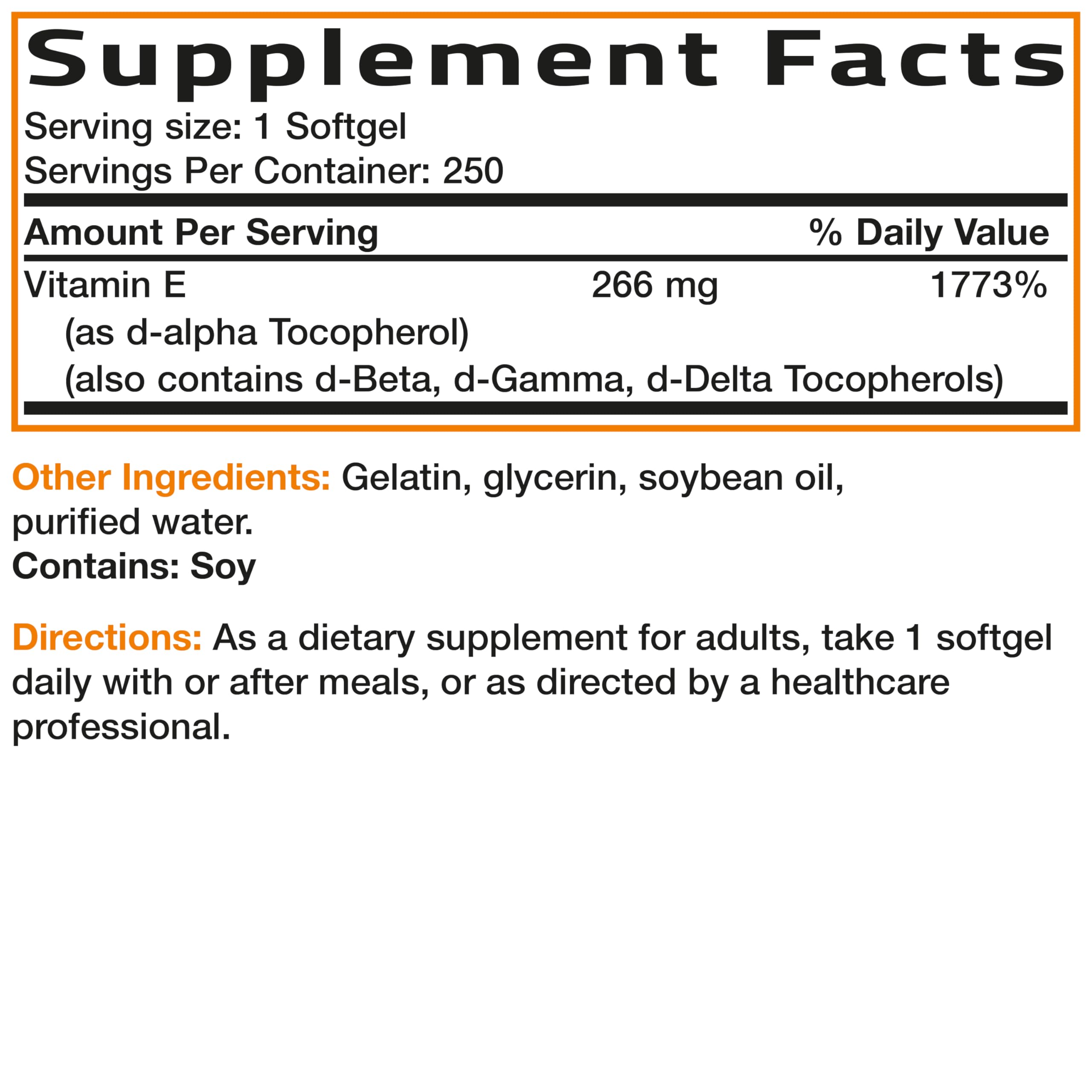 Bronson Vitamin E Complex on shelf ready for everyday wellness.