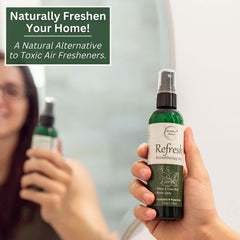 Brookethorne Naturals Linen spray on bedding for a fresh, breathable feel