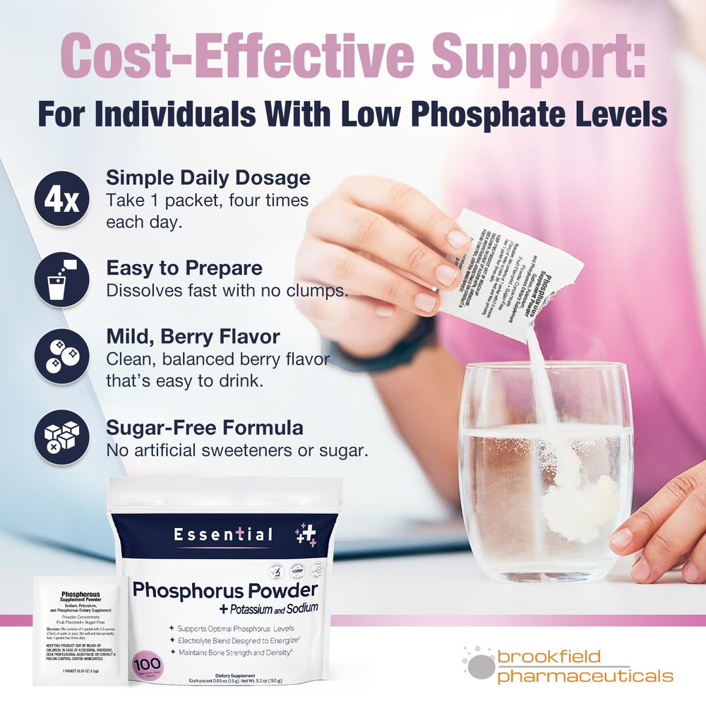 Brookfield Phosphorus Supplements bottle front view showcasing the product.