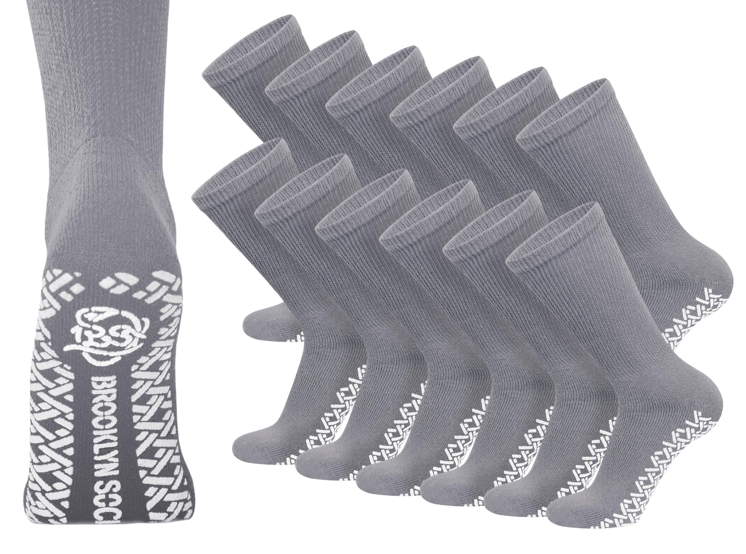 Brooklyn Socks nonbinding top diabetic crew sock for gentle, unrestricted wear.