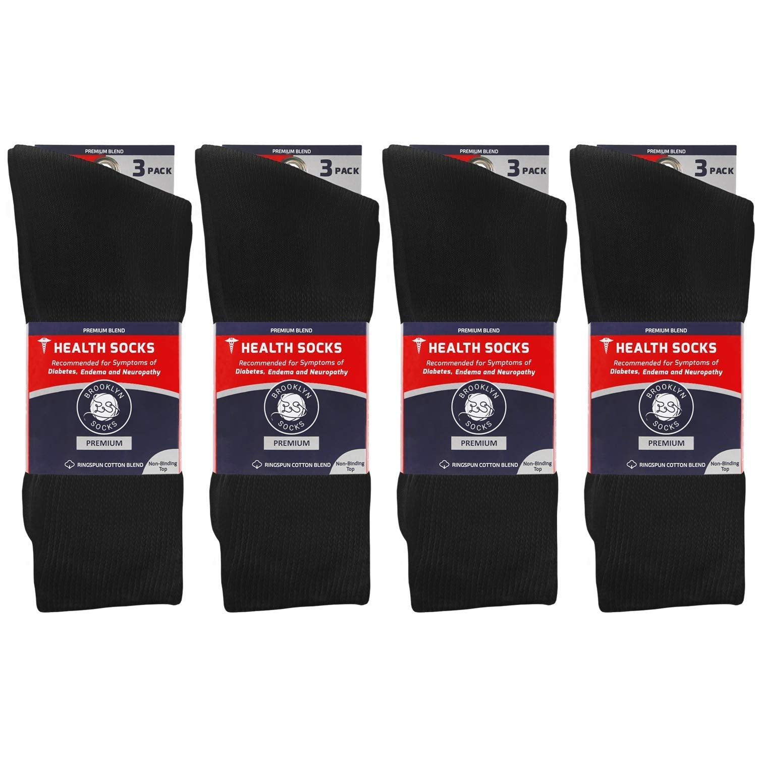 Brooklyn Socks loose-top fit promotes comfortable circulation without constriction