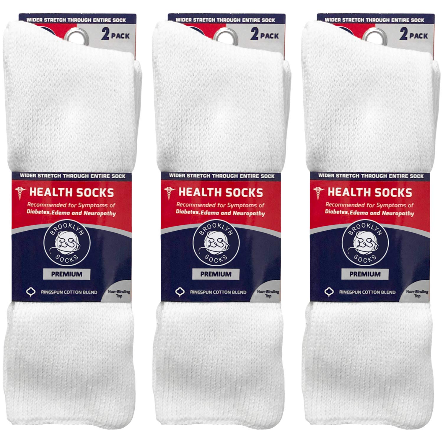 Brooklyn Socks wide calf socks easy on off wearing on swollen legs