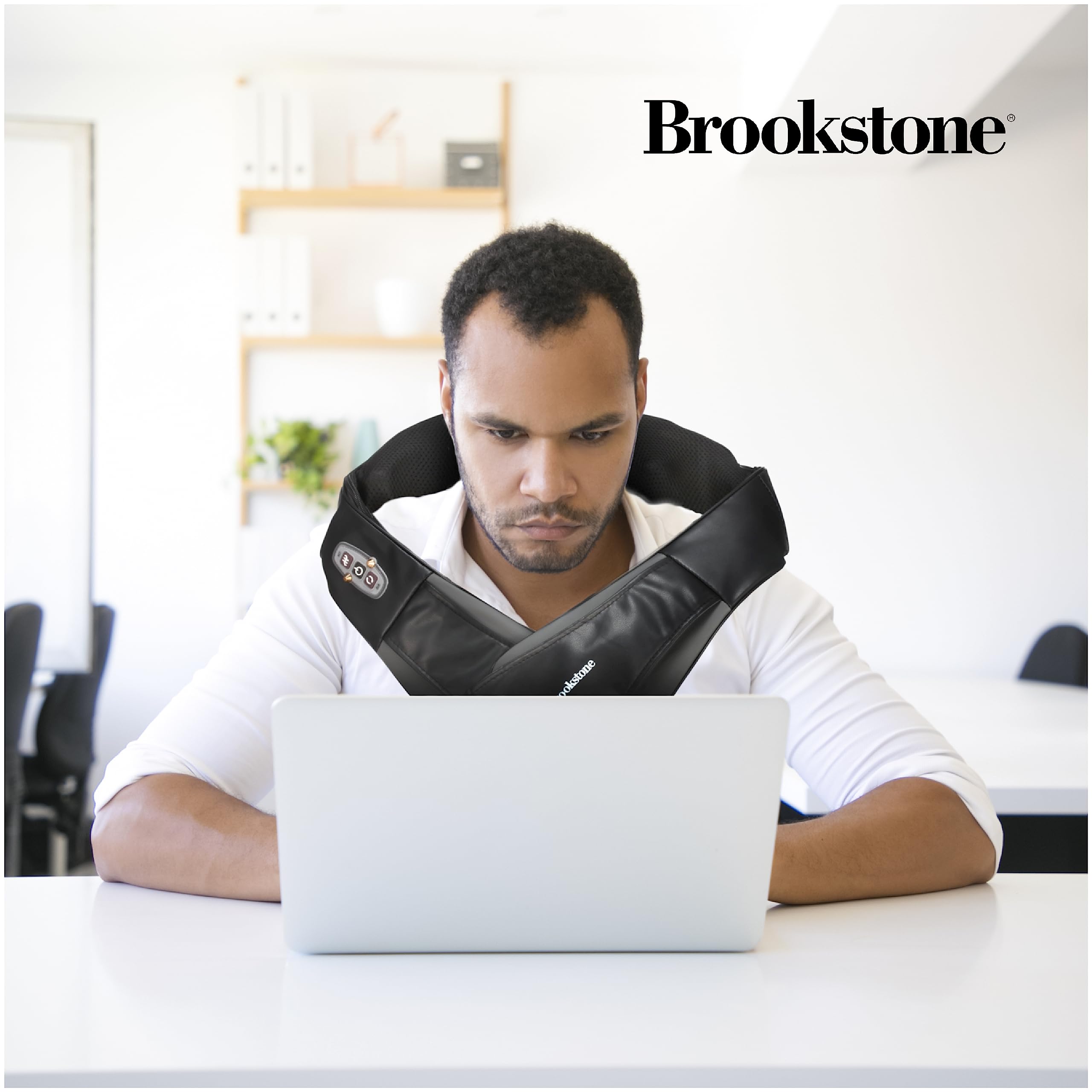 Brookstone Electric Massager for home or car use