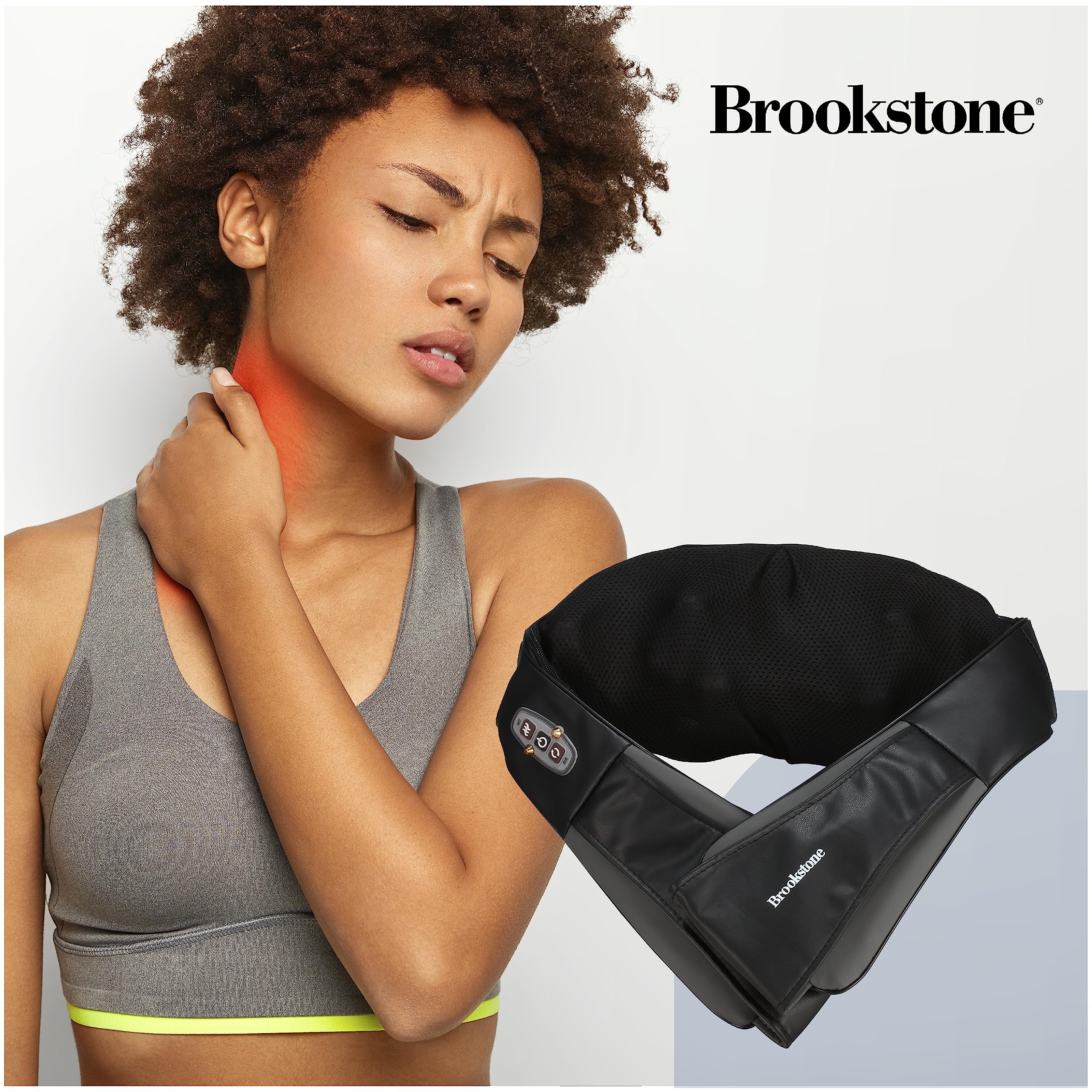 Brookstone Massager with Heat delivers soothing warmth during sessions