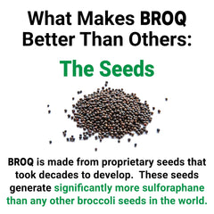 BROQ bottle top seal highlighting freshness and tamper evidence.