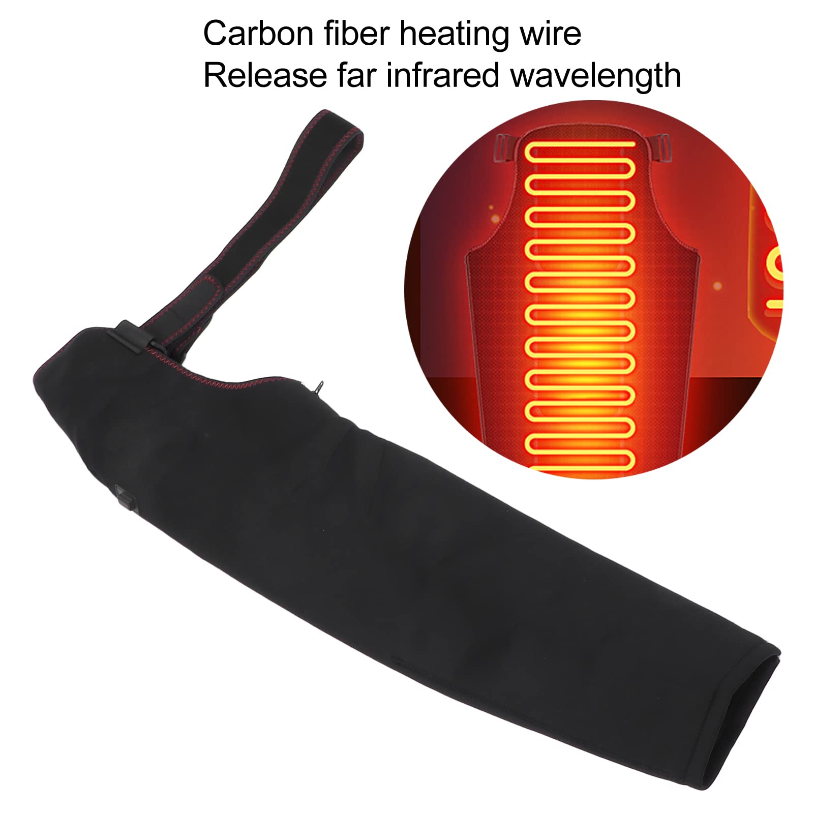Brrnoo control panel view enables quick heat and massage adjustments.