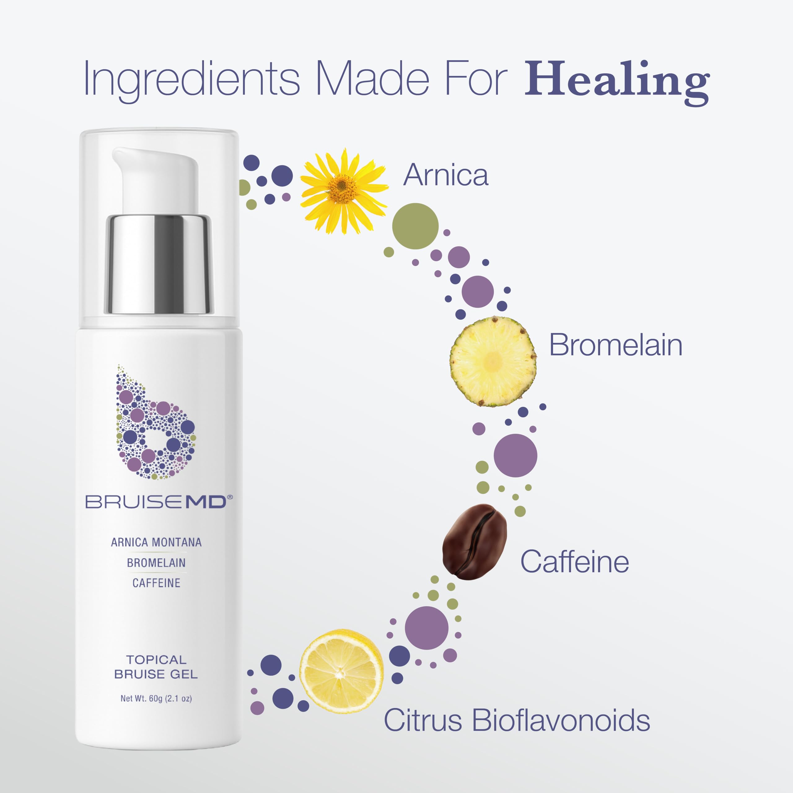 BruiseMD Arnica 20 percent image highlighting potent bruise support