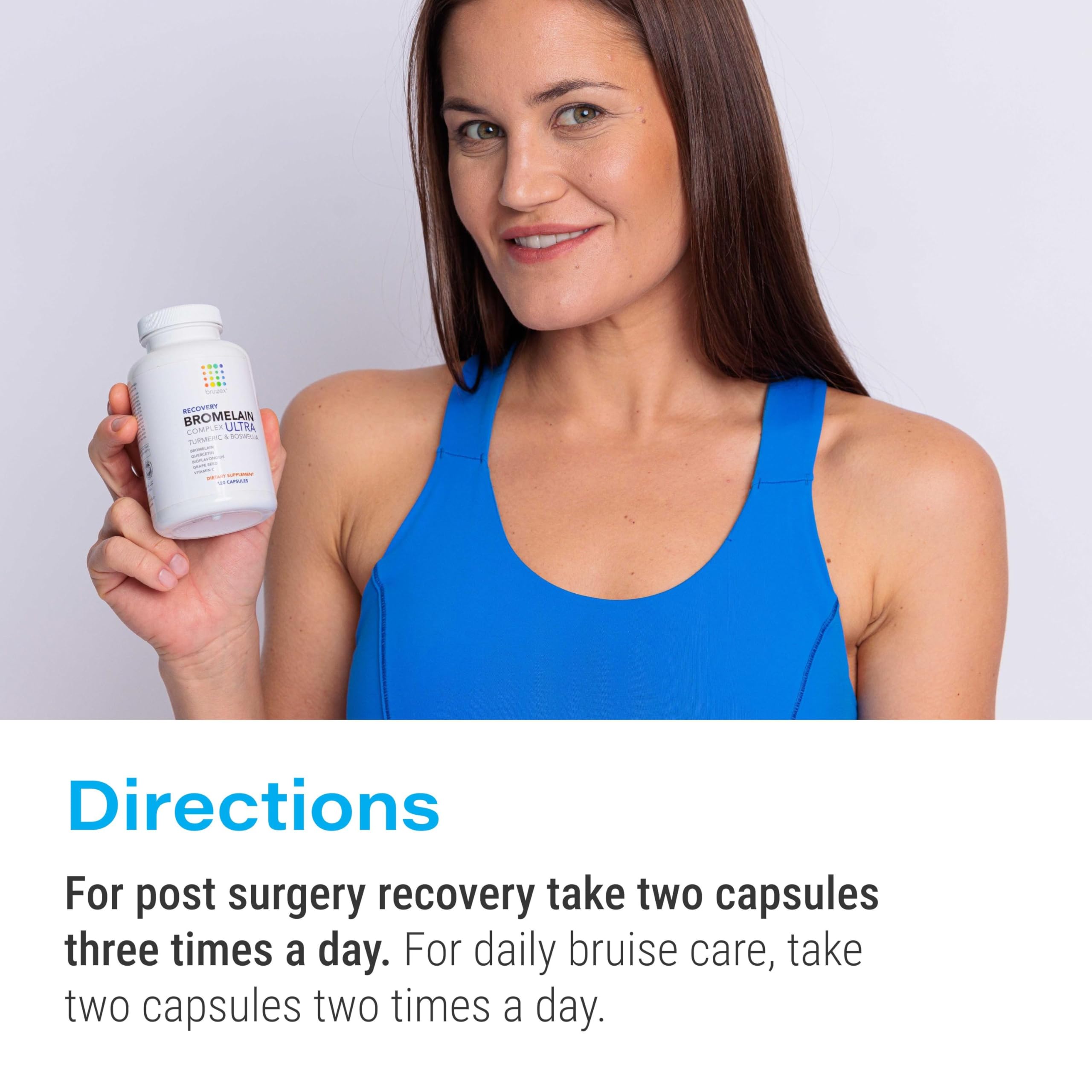 Bruizex Ultra Bromelain bottle in a blister pack for storage.