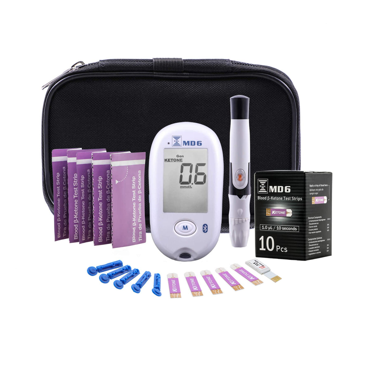Bruno MD6 blood ketone monitor for precise ketosis tracking