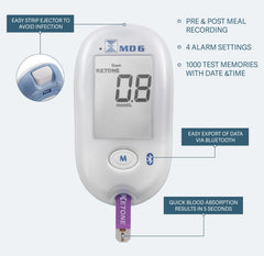 Bruno MD6 lancing device and sample collection