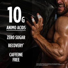 BSN Amino X glass of mixed drink illustrating caffeine-free endurance support