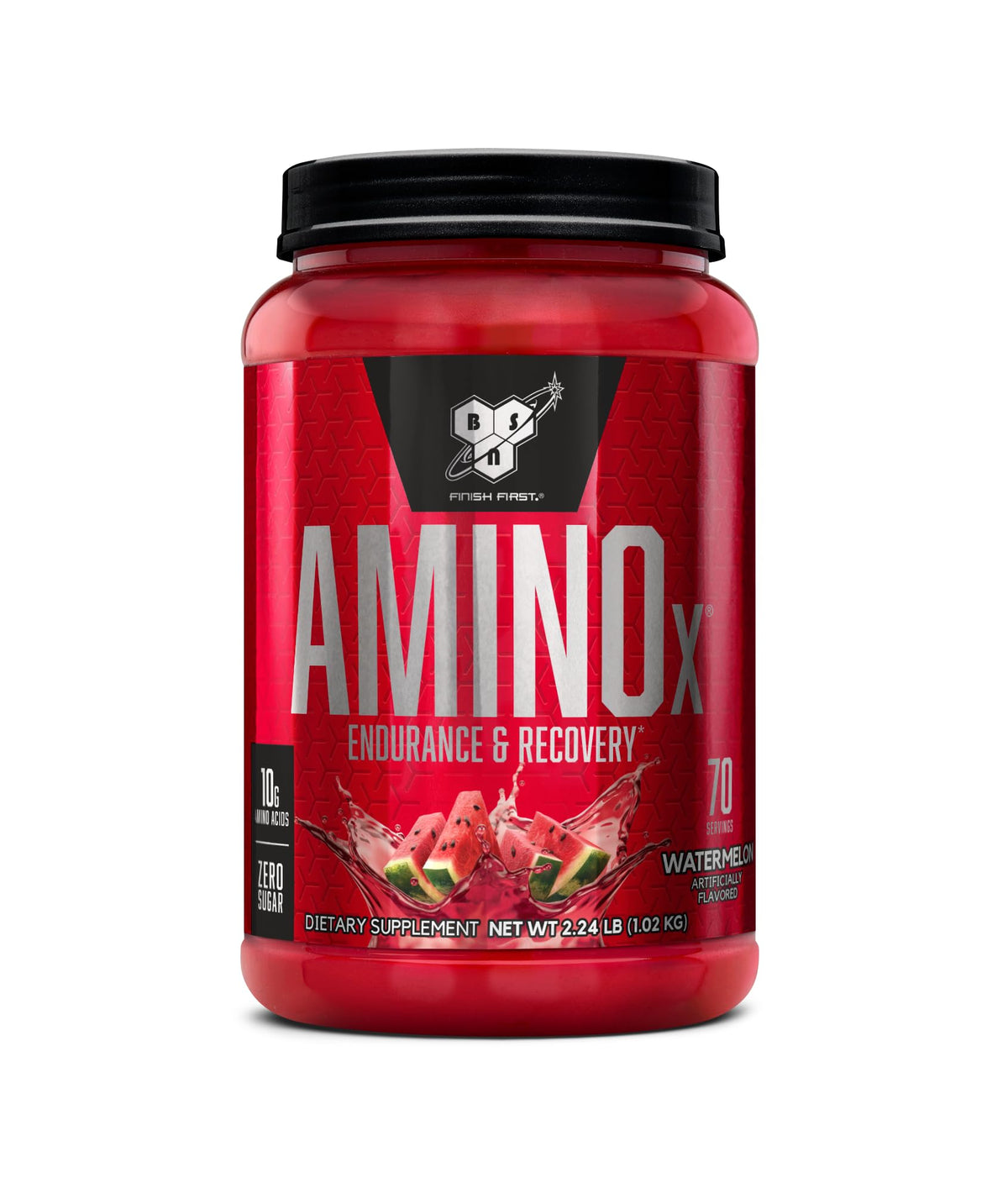 BSN Amino X Watermelon tub ready for post-workout recovery and hydration