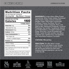 BSN SynthA-6 Edge can close-up; premium protein blend for lean recovery.