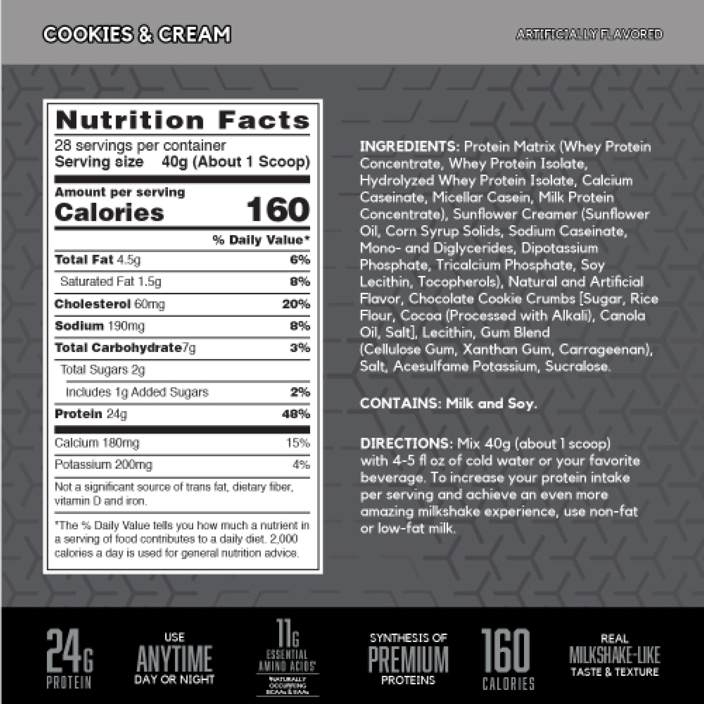 Creamy milkshake texture of BSN SYNTHA-6 EDGE protein powder