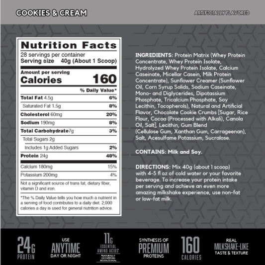 Creamy milkshake texture of BSN SYNTHA-6 EDGE protein powder