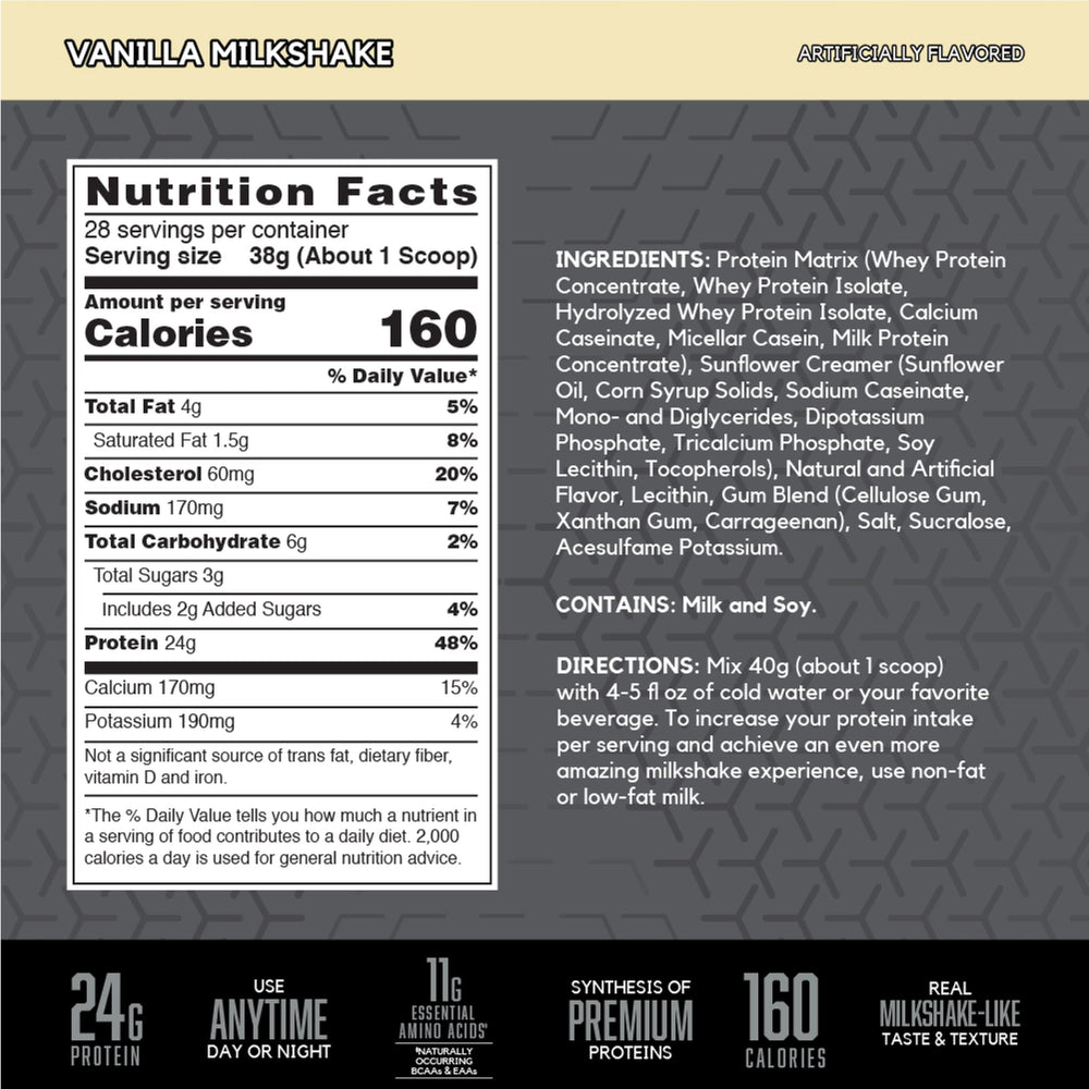 BSN SYNTHA-6 EDGE creamy texture in a glass, like a dessert without excess carbs.