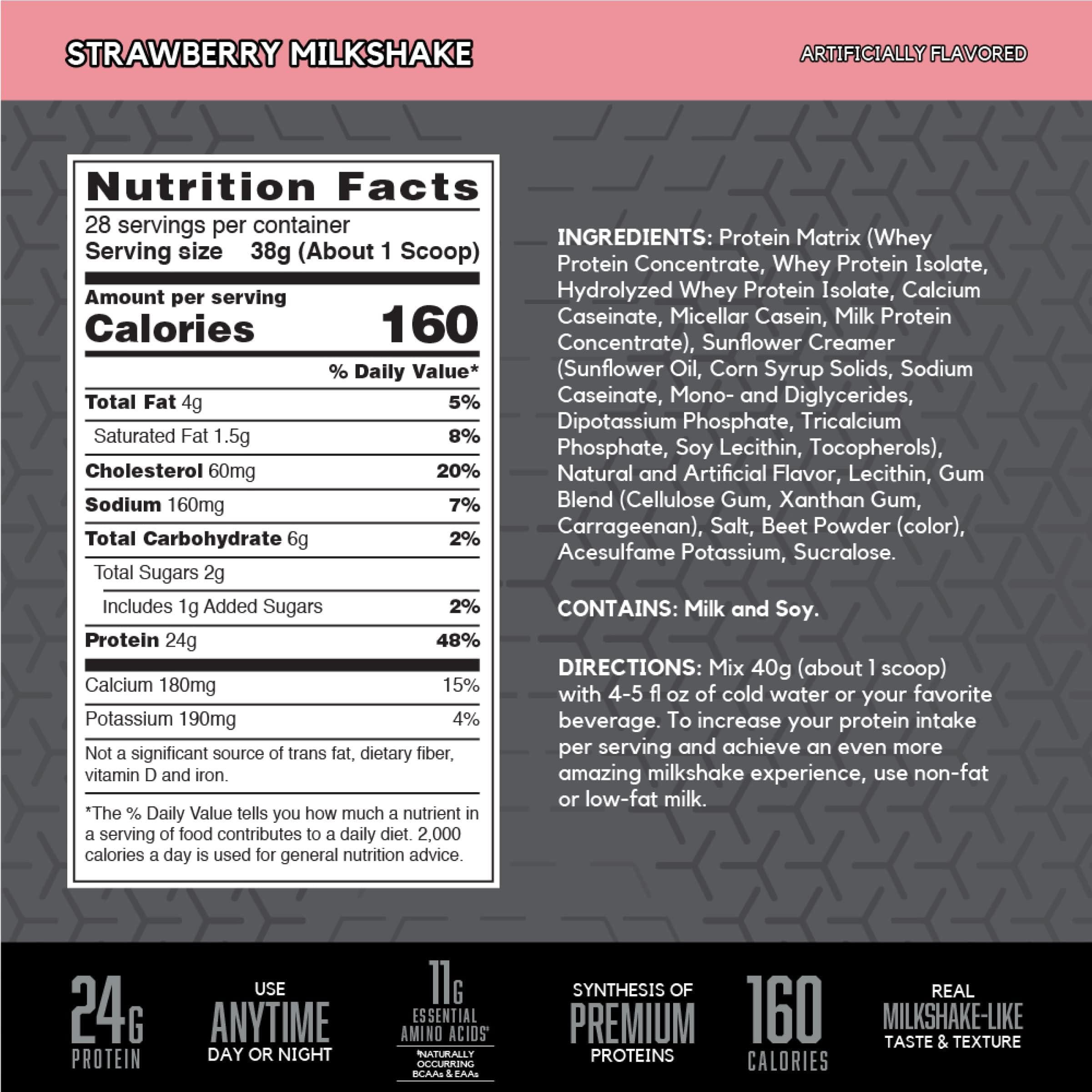BSN SYNTHA-6 EDGE protein scoop highlights convenient serving for quick shakes.
