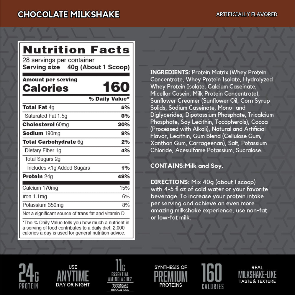 BSN SYNTHA-6 EDGE tub front label illustrating premium protein blend