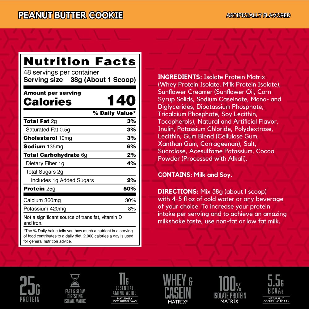BSN SYNTHA-6 ISOLATE protein powder scoop for quick post-workout shakes