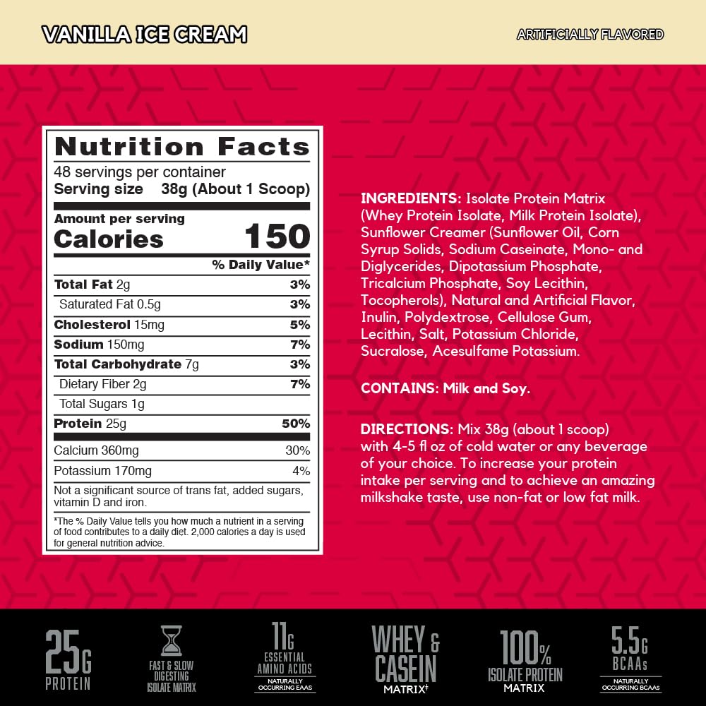 BSN SYNTHA-6 ISOLATE scoop beside tub for convenient post-workout protein.