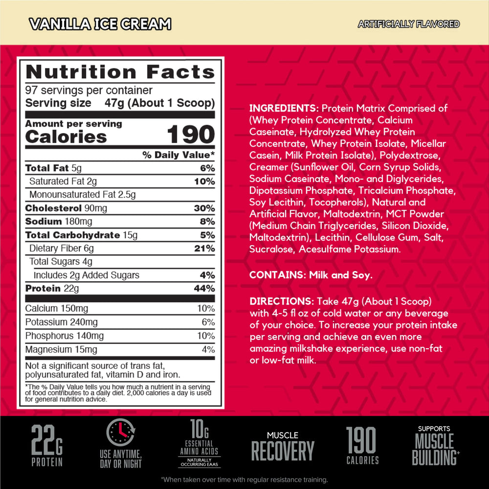 BSN SYNTHA-6 shake in glass demonstrates creamy texture and rich flavor.