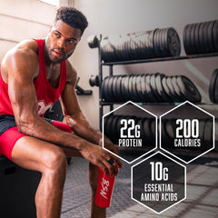 BSN SYNTHA-6 shaker bottle ready for quick, convenient shakes.