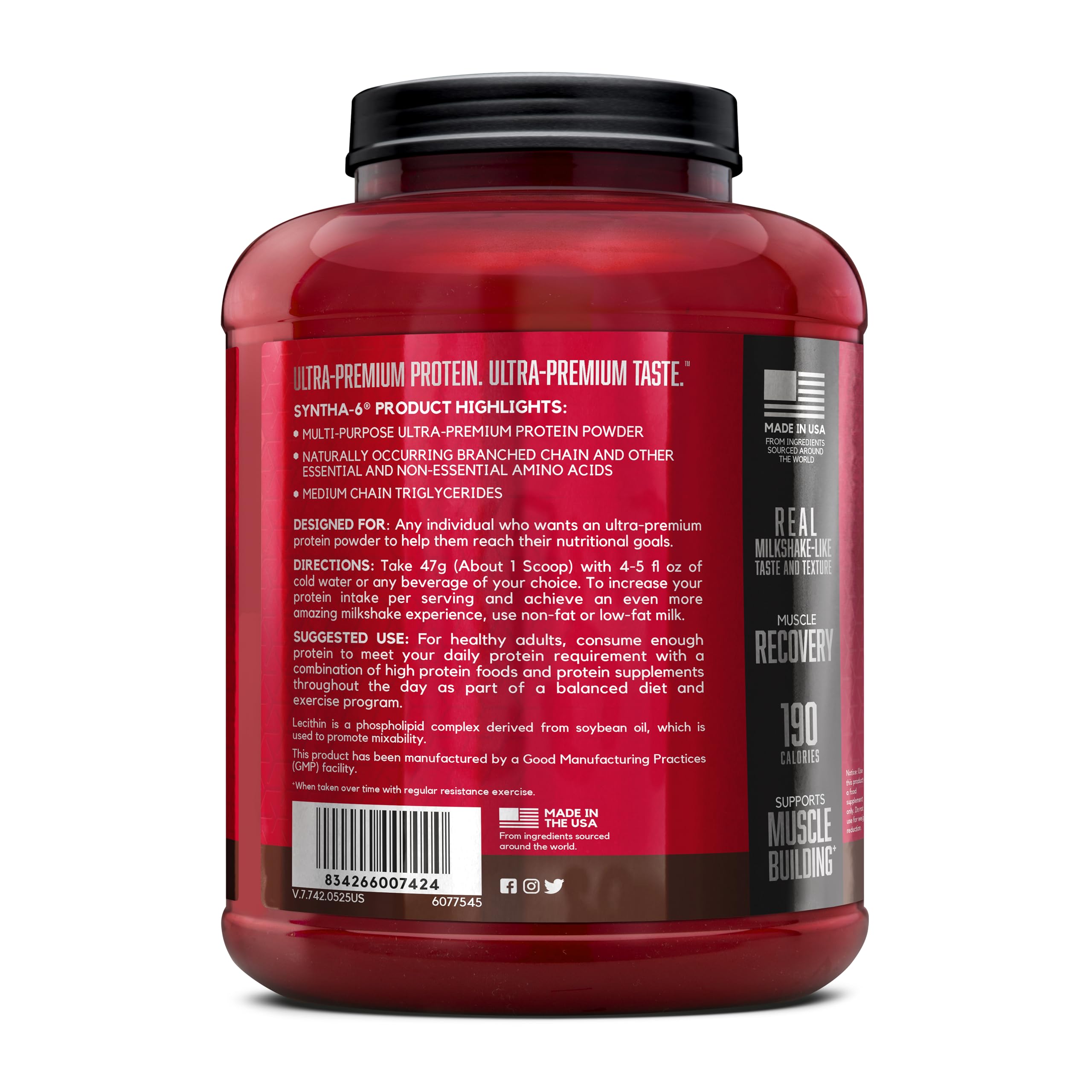 BSN SYNTHA-6 tub on kitchen counter ready for a snack