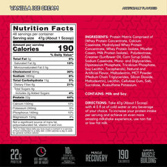 BSN SYNTHA-6 vanilla shake glass, creamy post-workout fuel.