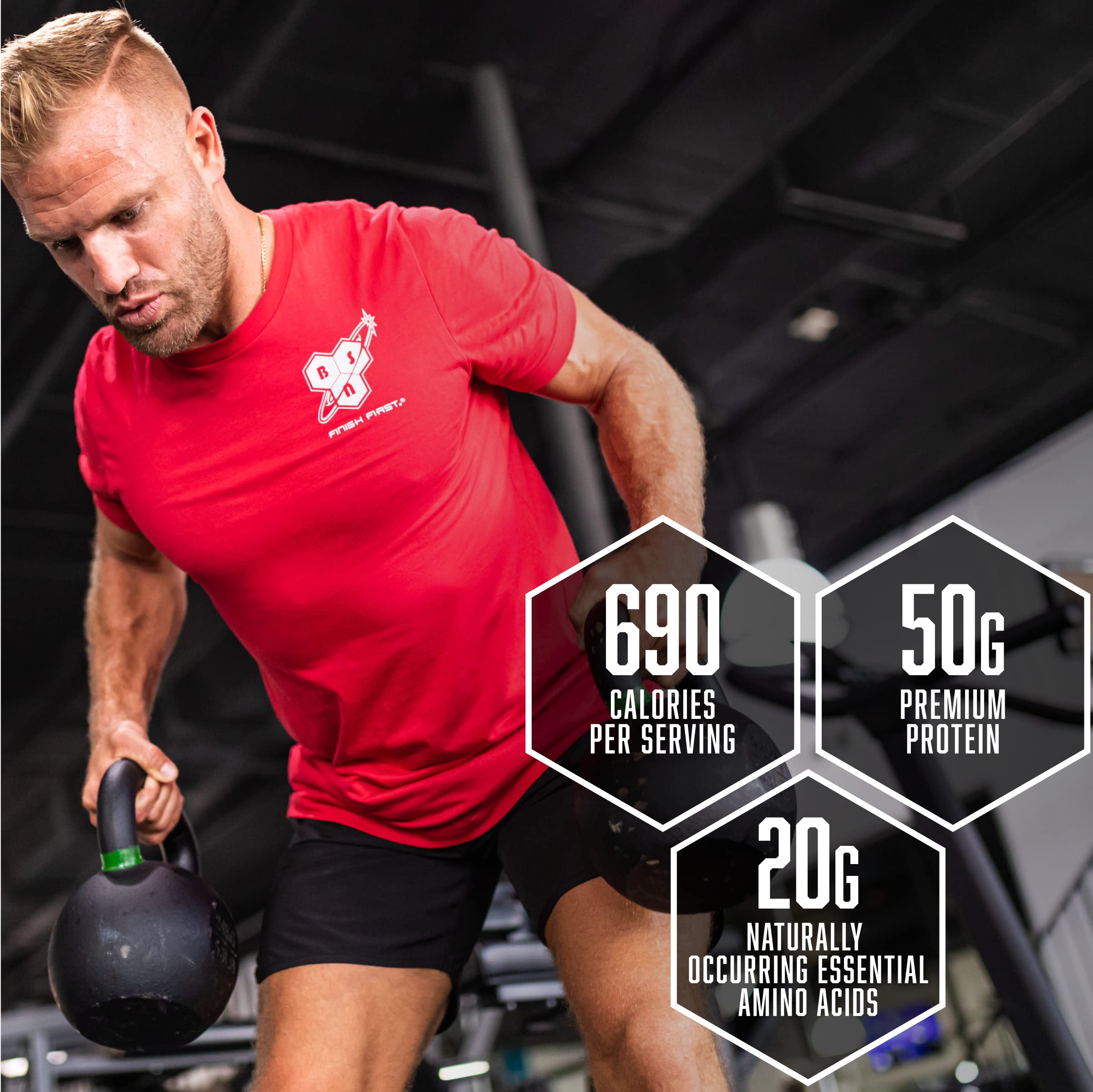 BSN TRUE-MASS vanilla-ice-cream flavor image for crave-worthy taste