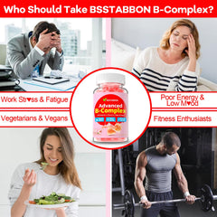 BSSTABBON B vitamins gummies on shelf for everyday use
