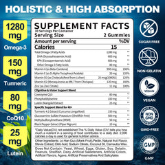 BSSTABBON omega-3 gummies highlight 1 to 1 EPA DHA balance for adults