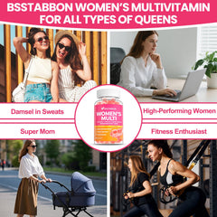 BSSTABBON ingredients visual showing plant-based antioxidants and adaptogens.