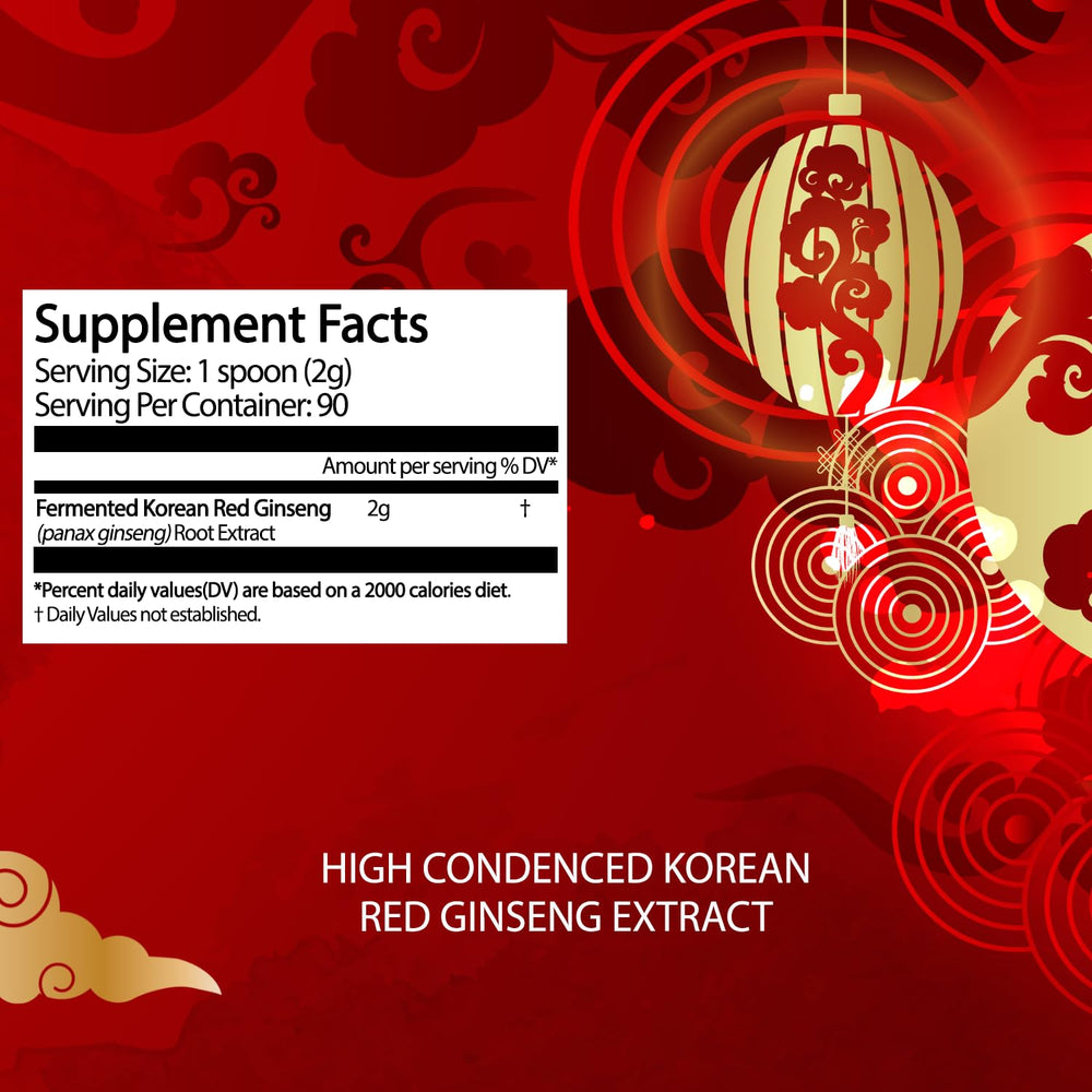 BTGIN Bon Korean Red Panax Ginseng extract in a glass showing earthy color and aroma