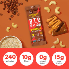 B.T.R. Nation Post-workout snack includes quinoa crisps for a satisfying crunch