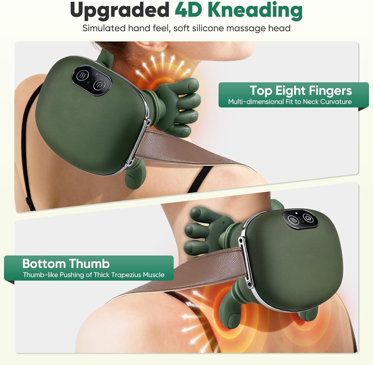 BTUASSDY adjustable strap neck fit ensures secure support during use.