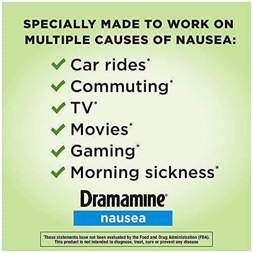 Bubbacare Dramamine-N dosing instructions close-up helps plan safe use