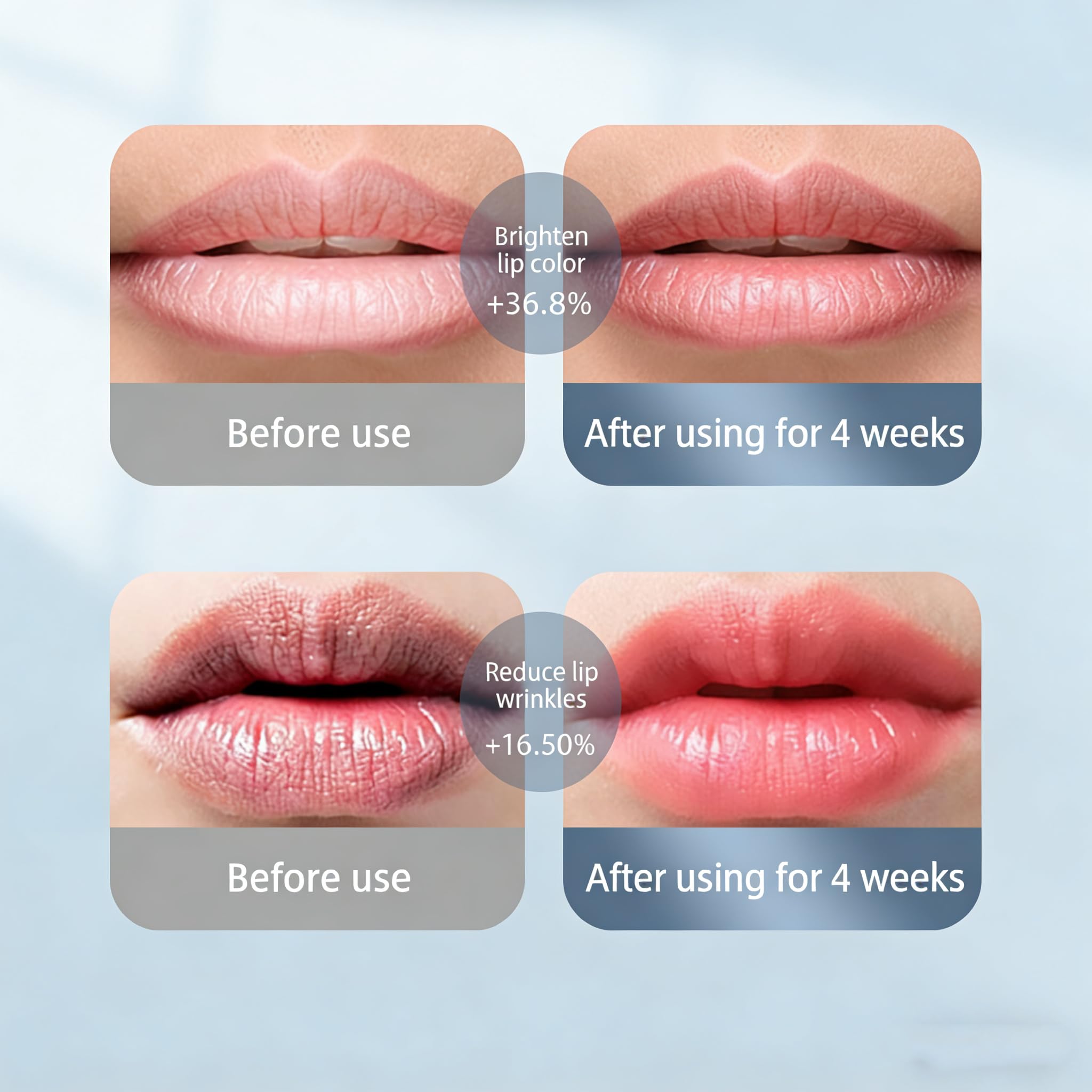 Bubwepo silicone tray close-up showing safe, precise lip application