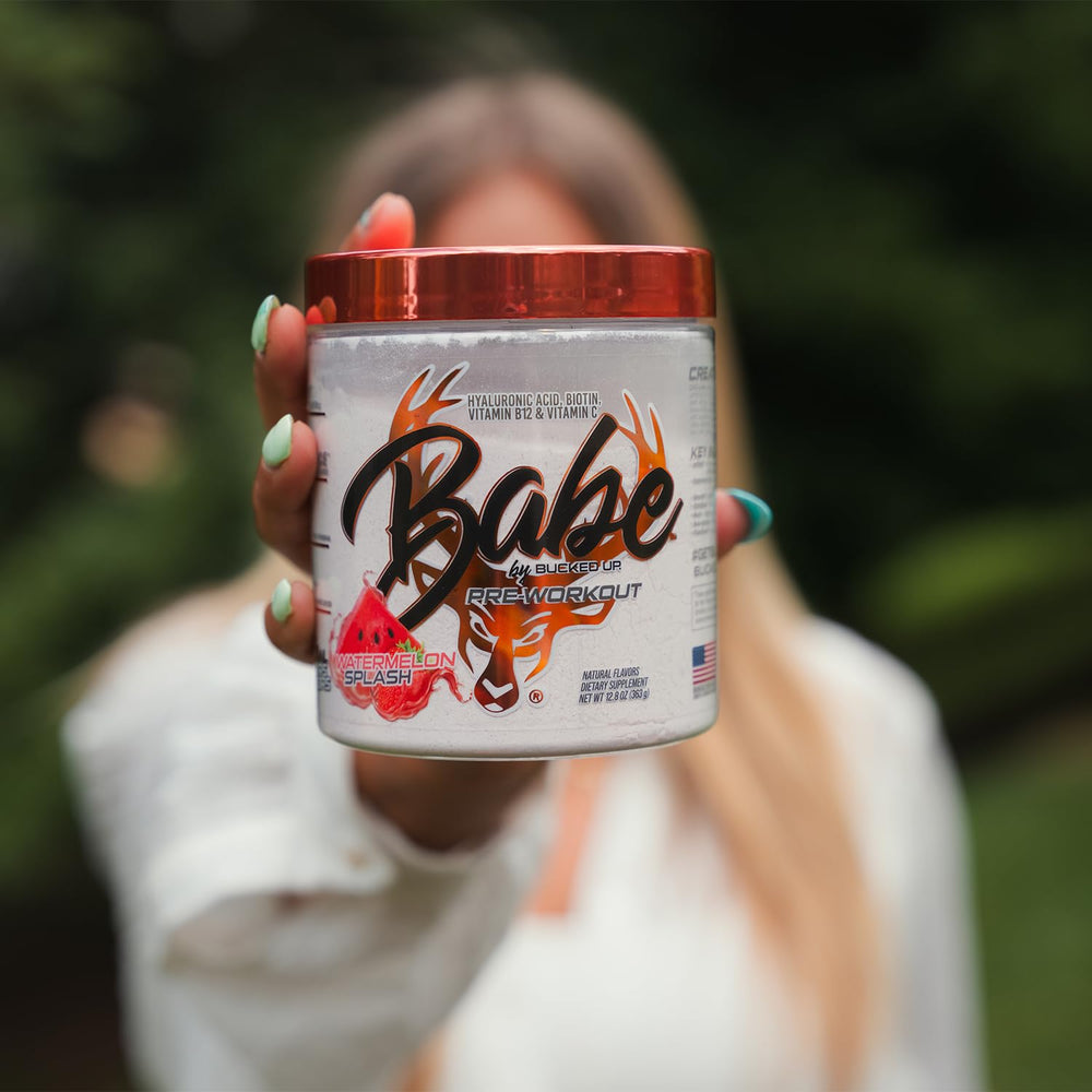 Bucked Up Babe Hyaluronic acid glow for skin and post-workout recovery.