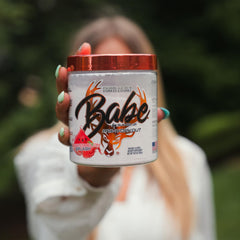 Bucked Up Babe Hyaluronic acid glow for skin and post-workout recovery.