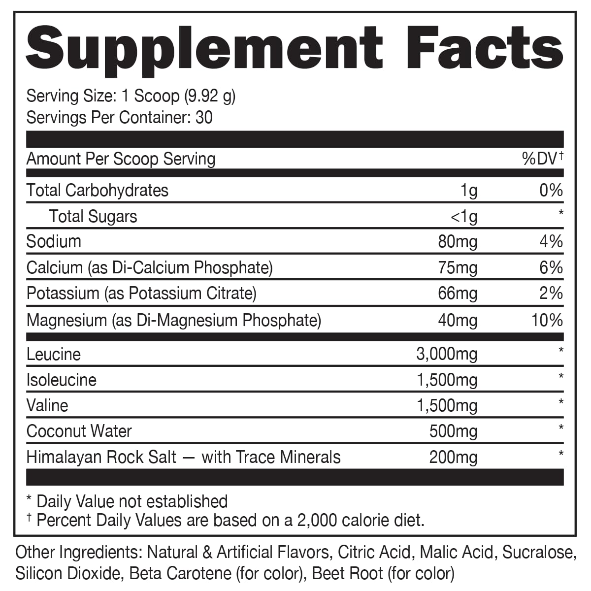 Scoop of Bucked Up BCaa 2:1:1 dissolves in water for pre-workout fuel.