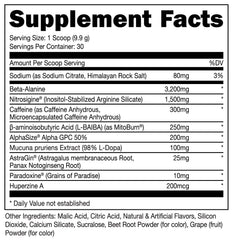 Bucked Up LFG pre-workout berry action during workout illustrates sustained endurance and focus